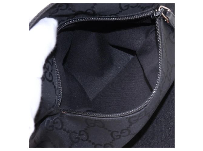 Zaino Gucci GG in nylon e pelle - vista 9