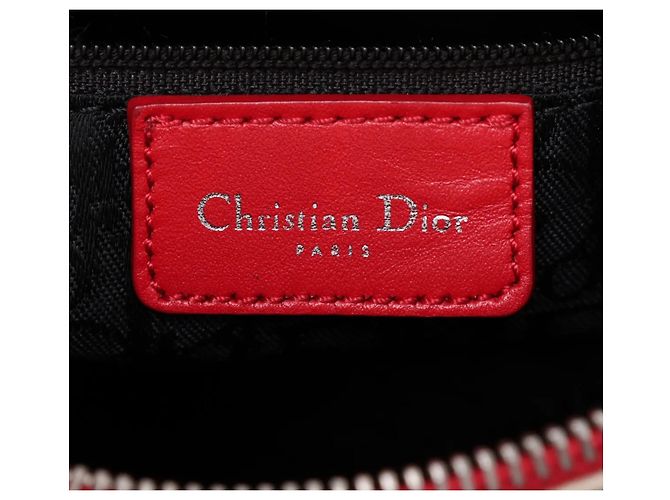 Borsa Mini Boston Christian Dior Hardcore Popline - vista 13