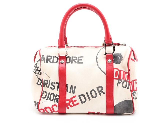 Borsa Mini Boston Christian Dior Hardcore Popline - vista 2