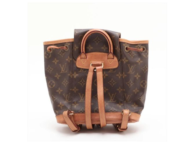 Louis Vuitton Monogram Mini Montsouris Leder-Rucksack - Ansicht 2