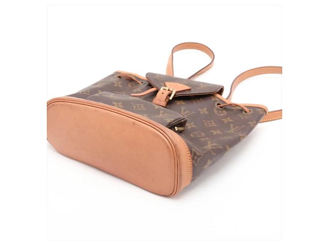 Louis Vuitton Monogram Mini Montsouris Leder-Rucksack - Ansicht 3