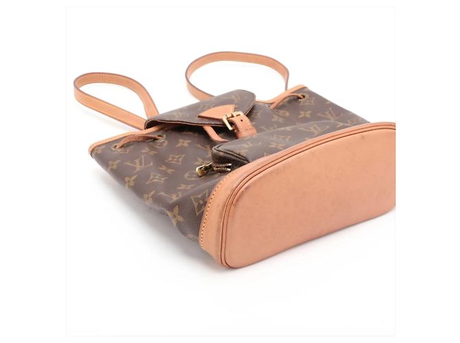 Louis Vuitton Monogram Mini Montsouris Leder-Rucksack - Ansicht 4