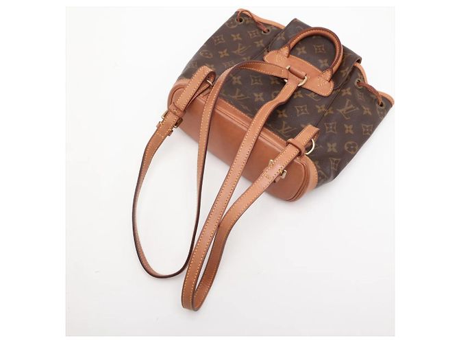 Louis Vuitton Monogram Mini Montsouris Leder-Rucksack - Ansicht 5
