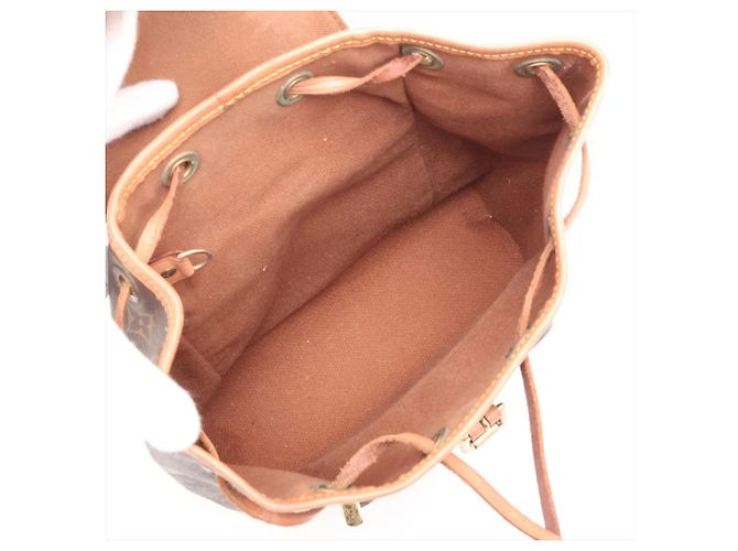 Louis Vuitton Monogram Mini Montsouris Leder-Rucksack - Ansicht 7