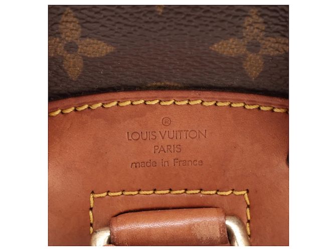 Louis Vuitton Monogram Mini Montsouris Leder-Rucksack - Ansicht 9