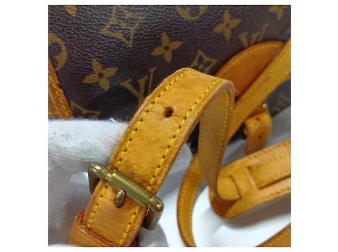 Borsa a tracolla in pelle Louis Vuitton Monogram Sologne - vista 13