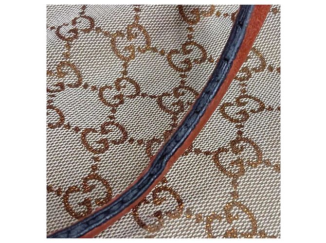 Gucci GG Canvas Heartbit Leder 2-Way Tasche - Ansicht 12