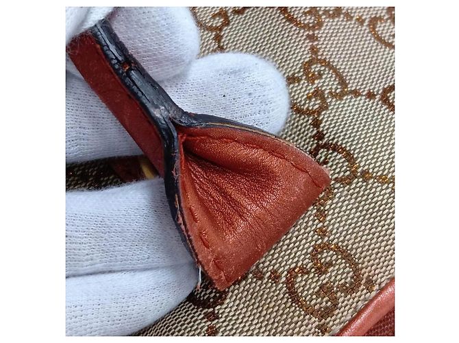 Gucci GG Canvas Heartbit Leder 2-Way Tasche - Ansicht 13