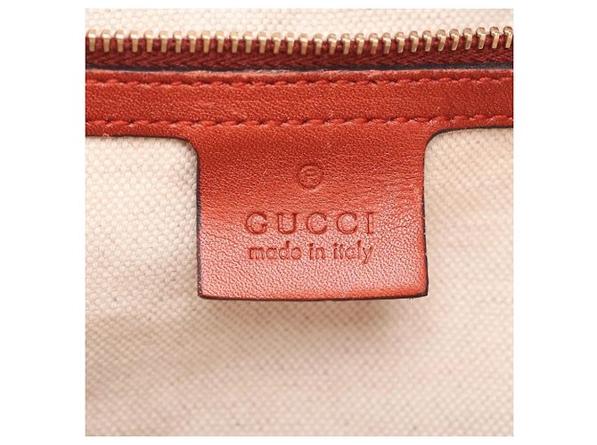 Gucci GG Canvas Heartbit Leder 2-Way Tasche - Ansicht 14