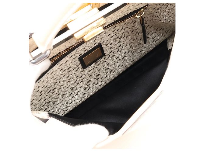 Fendi Peekaboo 8BN211 Leder 2-Way Schultertasche - Ansicht 8