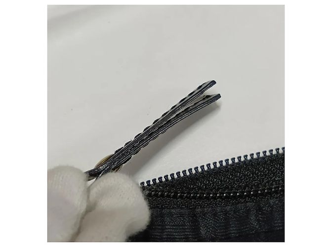 Borsa a tracolla Fendi Zucca FF Logo in pelle e nylon - vista 8