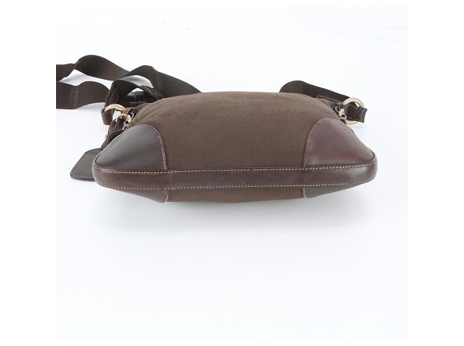 Bolsa Messenger Prada em couro e tela - vista 6