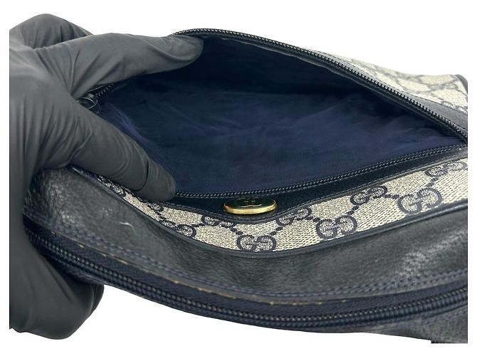Borsa in pelle GUCCI Sherry Line GG Pattern - vista 9