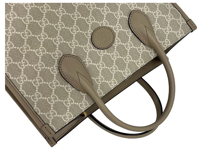 Gucci GG Supreme Logo Leder 2-Way Tasche - Ansicht 2