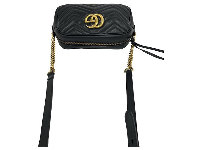 Gucci GG Marmont gesteppte Leder-Schultertasche - Ansicht 3