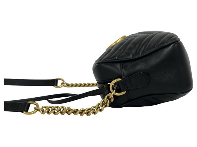 Gucci GG Marmont gesteppte Leder-Schultertasche - Ansicht 4