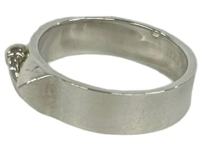 Hermès HERMES Collier de Cirane Silver Ring - vista 3