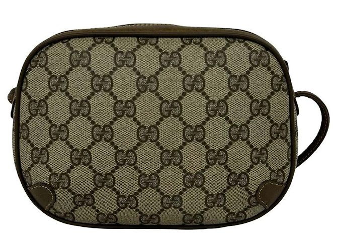 Borsa a tracolla in pelle Gucci Old Sherry Line GG Logo - vista 2