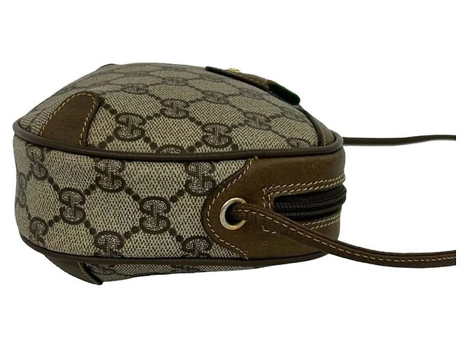 Borsa a tracolla in pelle Gucci Old Sherry Line GG Logo - vista 5