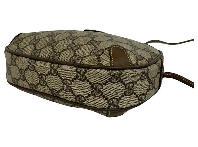 Borsa a tracolla in pelle Gucci Old Sherry Line GG Logo - vista 7