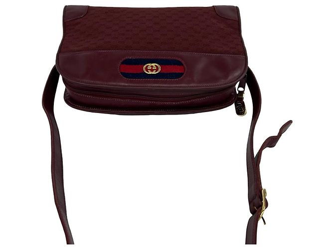 Borsa a tracolla Gucci Old Sherry Line Micro GG Logo - vista 3