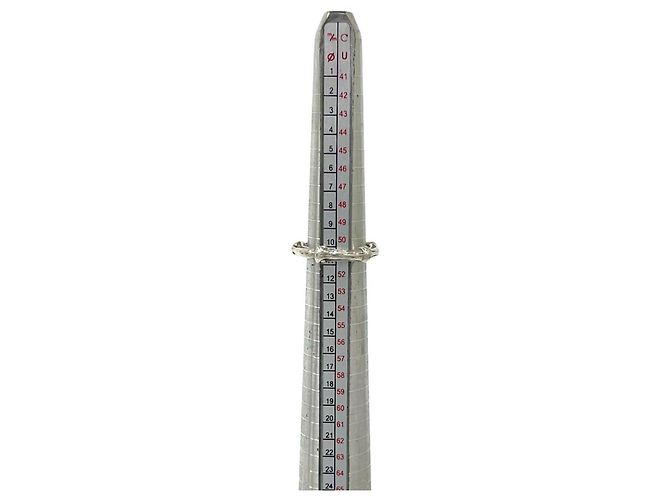 Autre Marque Anello Tiffany Vintage Bamboo in Argento Sterling 925 - vista 6