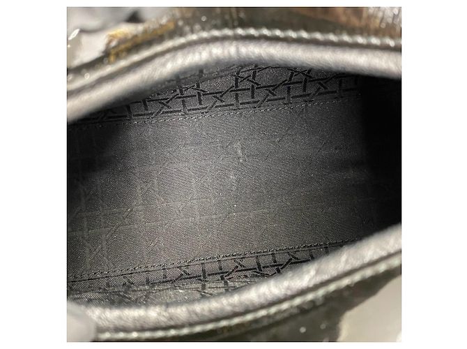 Borsa a tracolla Christian Dior Lady in pelle vernita - vista 8
