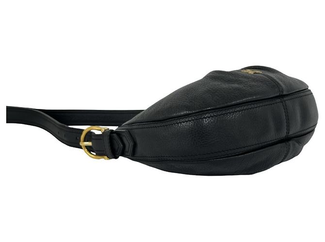 Borsa a tracolla in pelle Burberry Shadow Horse Hardware Nova Check - vista 6