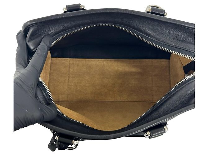 Borsa in pelle LOEWE Amazona 28 Anagram - vista 8