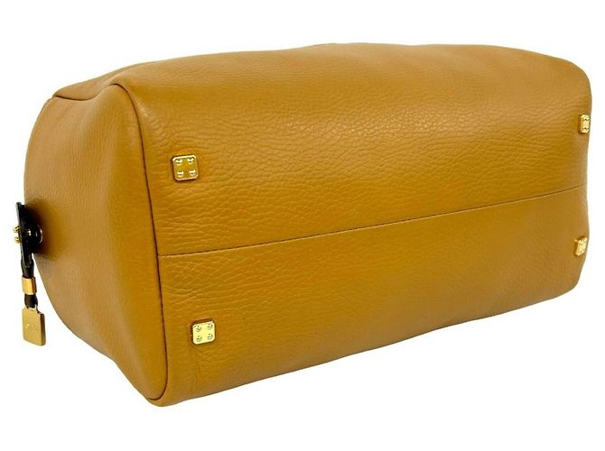 Mini borsa Boston in pelle con logo Anagram inciso Loewe - vista 6