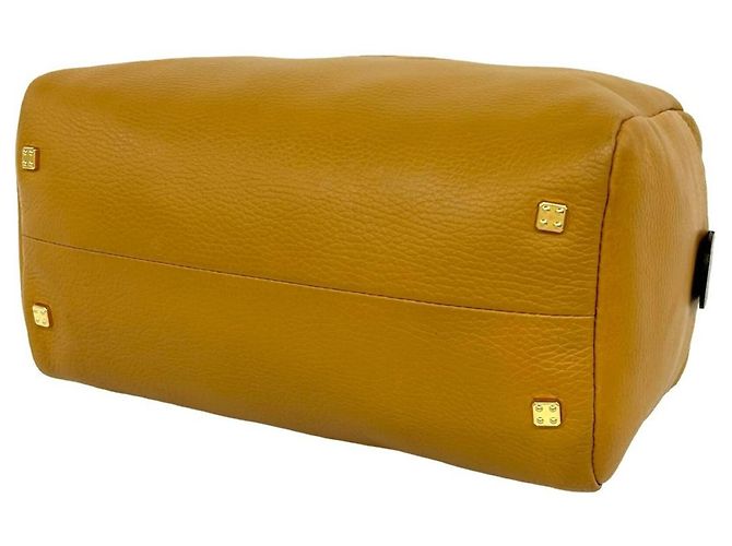 Mini borsa Boston in pelle con logo Anagram inciso Loewe - vista 7
