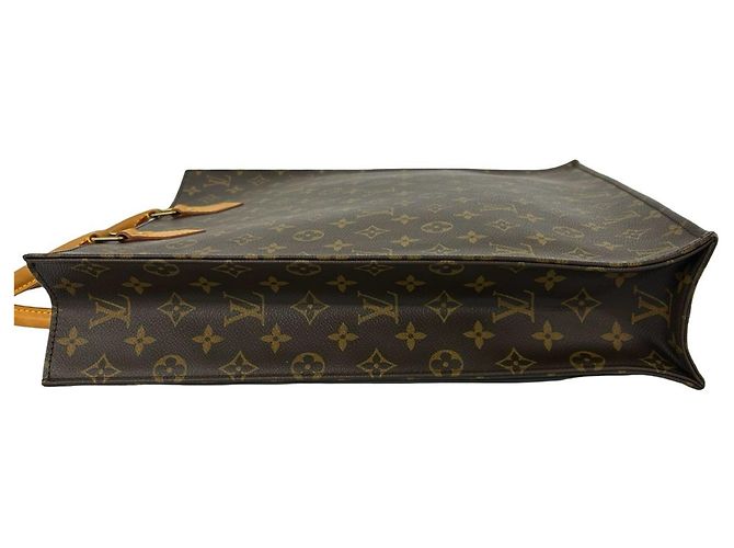 Louis Vuitton Sac Plat Monogram Leather Handbag - vista 4