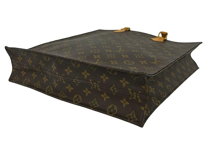 Louis Vuitton Sac Plat Monogram Leather Handbag - vista 7