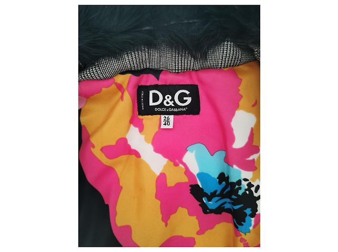 Dolce & Gabbana D&G Woll-Bomberjacke mit Blumenprint - Ansicht 6