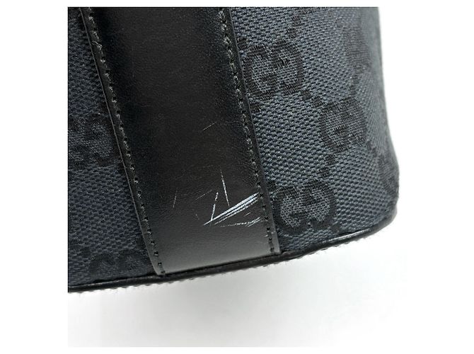 Borsa a tracolla Gucci in tela GG nera - vista 4