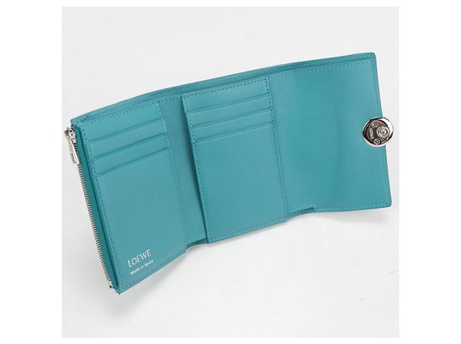 Cartera Tri-Fold Loewe Blue Pebble - vista 3