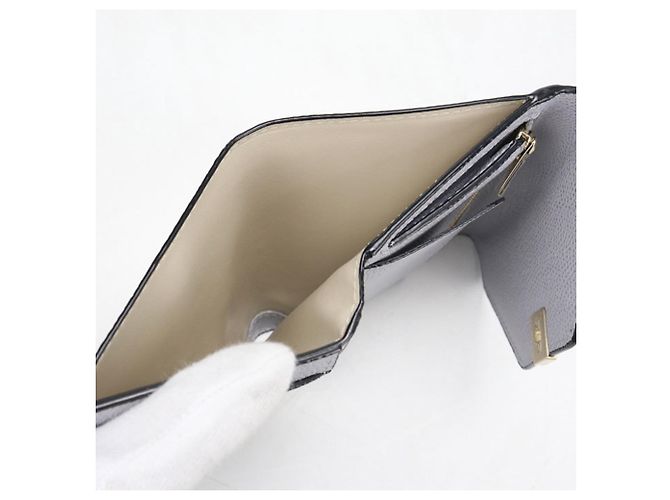 Cartera tri-fold Valextra Iside en Gray - vista 4