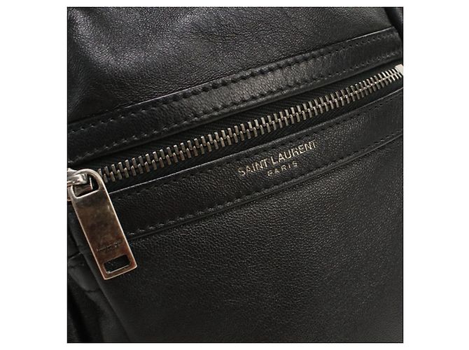 Autre Marque Borsa a tracolla Saint Laurent in pelle nera - vista 5