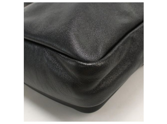 Autre Marque Borsa a tracolla Saint Laurent in pelle nera - vista 6