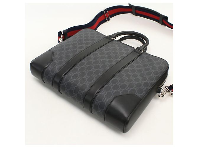Gucci Porte-documents Noir 474135 - vue 2