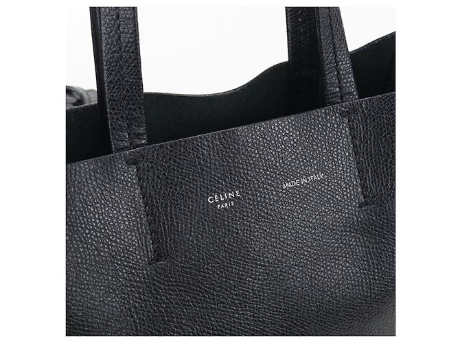 Céline Borsa Tote 2-Way Celine in pelle nera - vista 4
