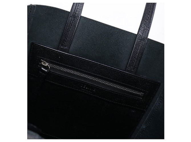 Céline Borsa Tote 2-Way Celine in pelle nera - vista 5