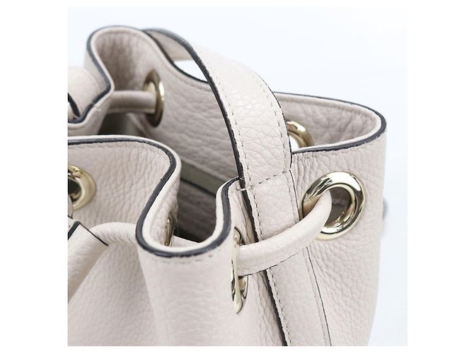 Borsa a tracolla Salvatore Ferragamo in vitello bianco - vista 7