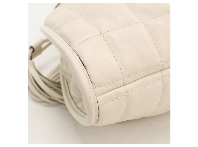 Borsa Tote Gucci in pelle bianca - vista 5