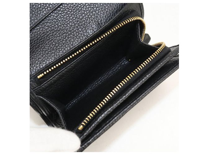 Portafoglio Prada Tri-fold 1MH025 in Black - vista 5