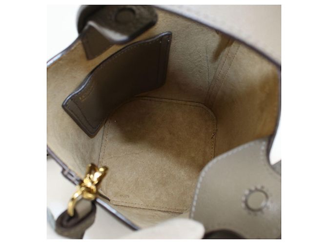Mini borsa bucket LOEWE in Gray - vista 3