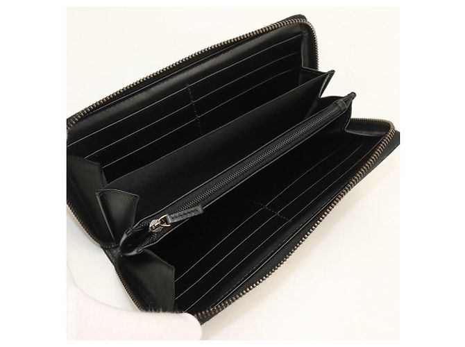 Cartera larga de piel negra para mujer Gucci - vista 3