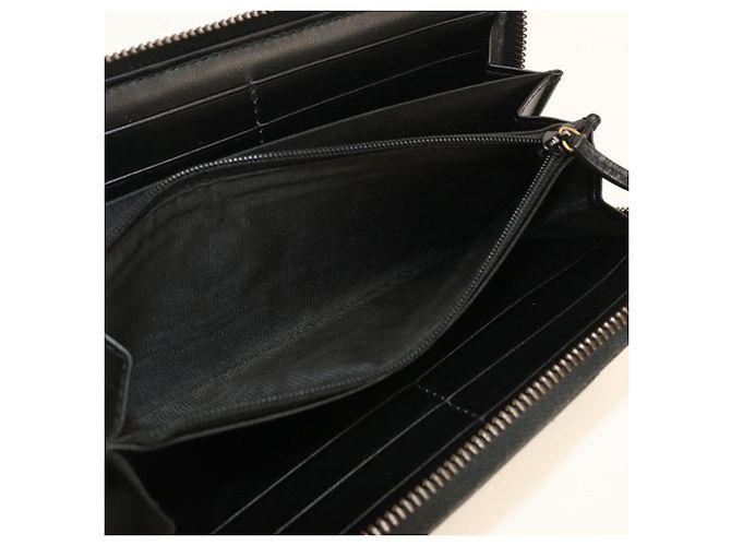 Cartera larga de piel negra para mujer Gucci - vista 4