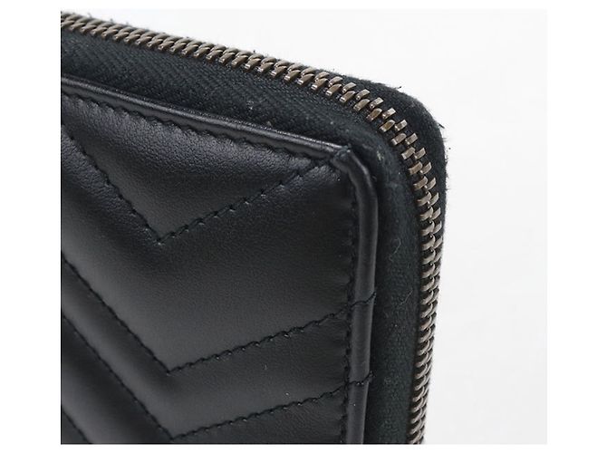 Cartera larga de piel negra para mujer Gucci - vista 6