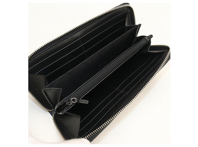 Gucci Black Leather Long Wallet - view 3